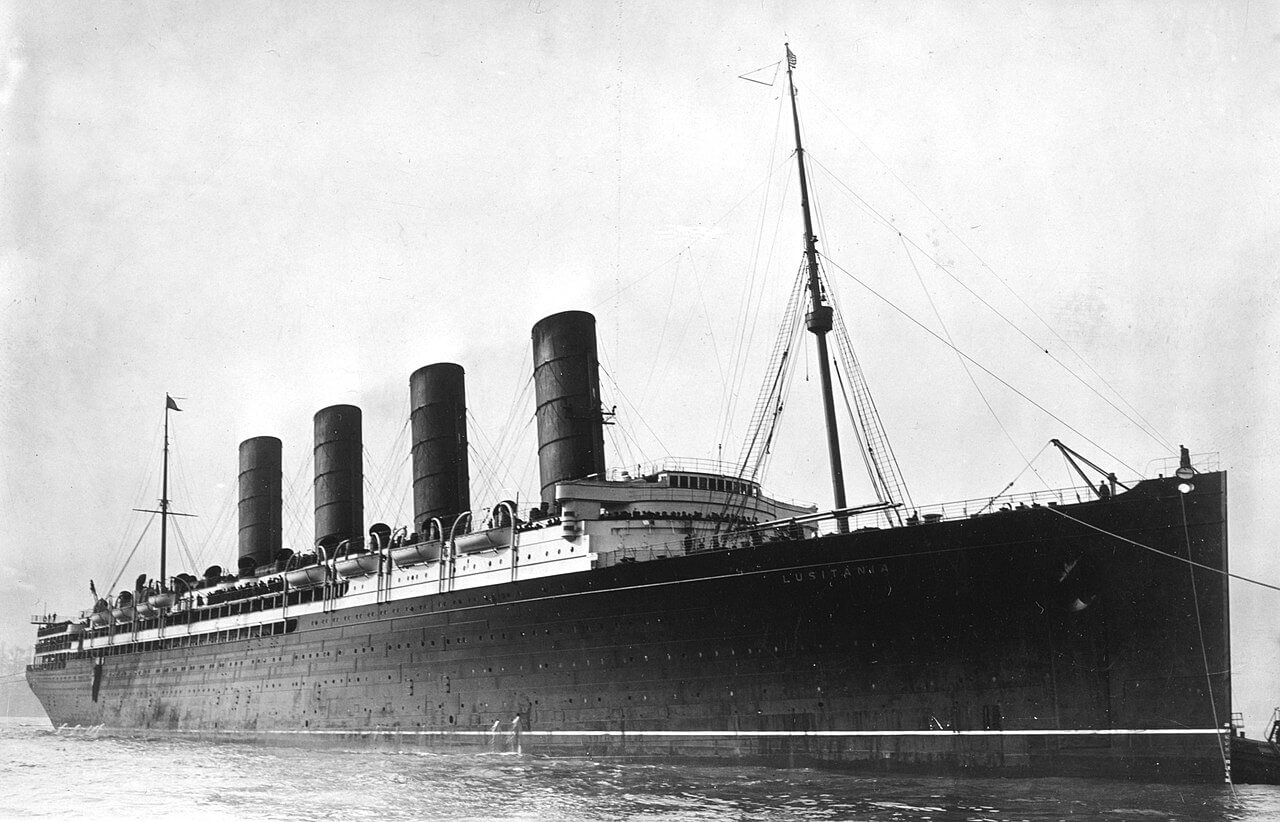 El hundimiento del Lusitania