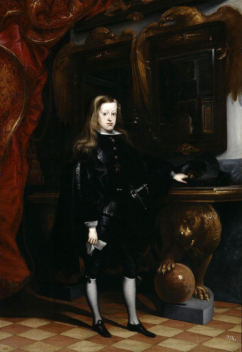 Carlos II niño de Juan Carreño