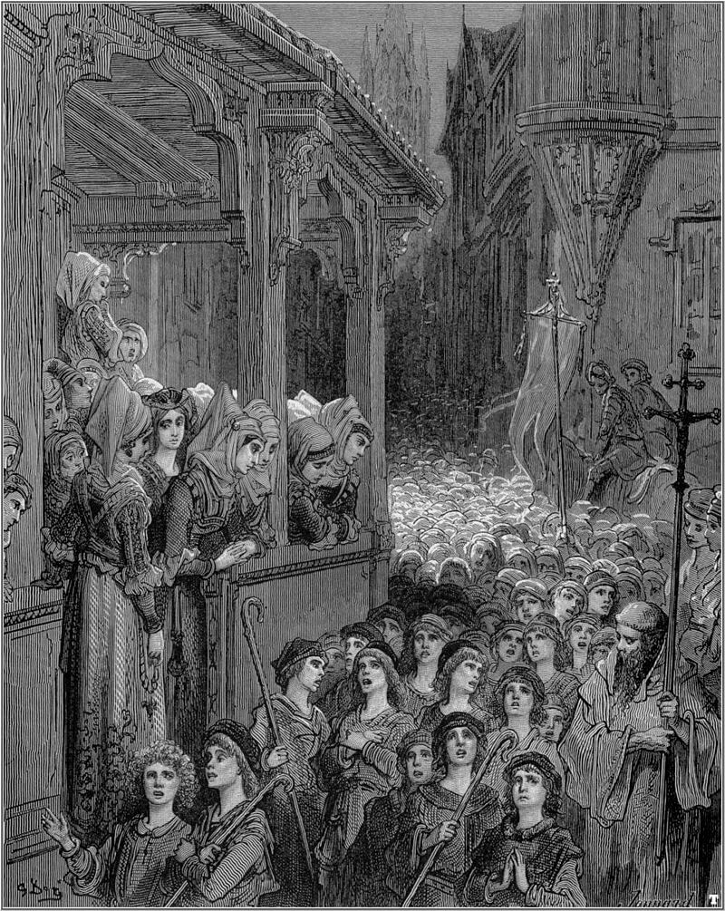 cruzada ninos gustave dore
