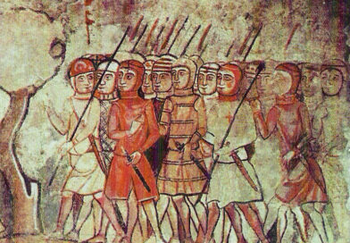 Almogávares en un manuscrito medieval