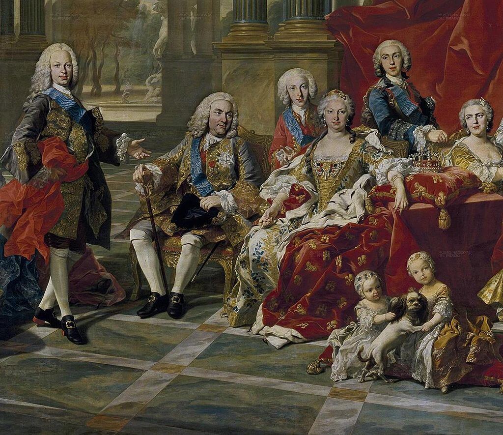 La familia de Felipe V de Van Loo