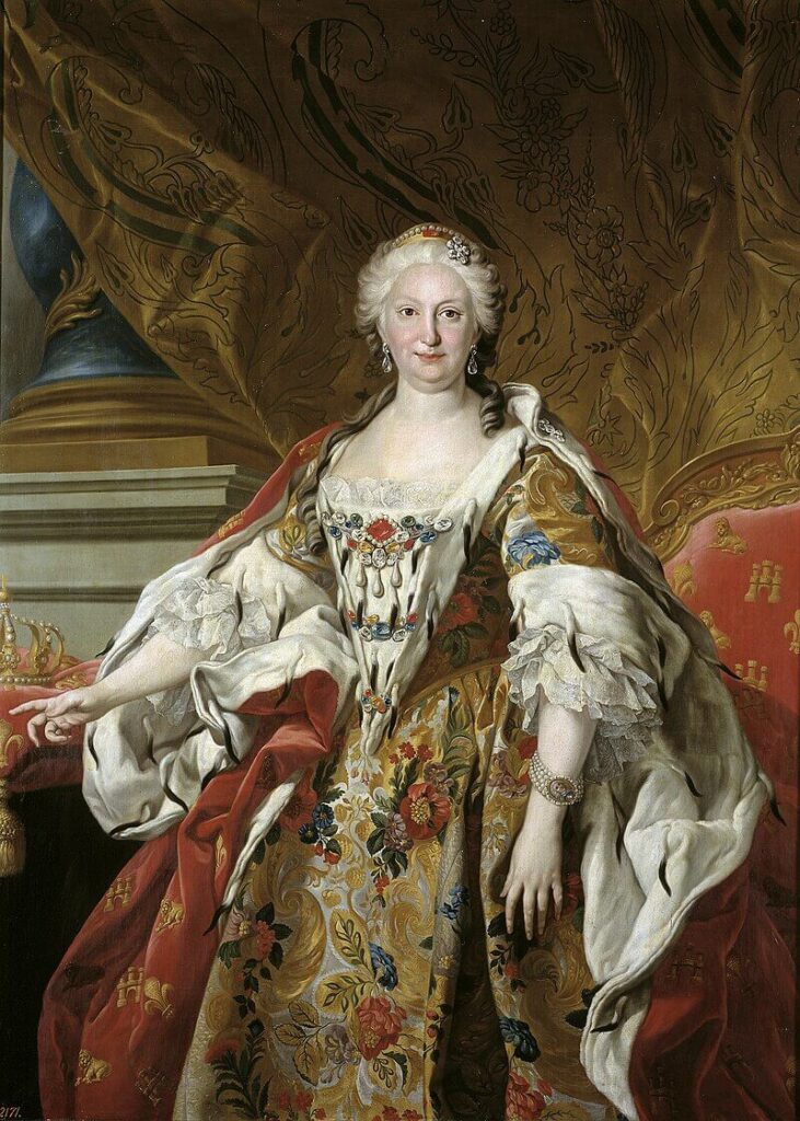 Retrato de Isabel Farnesio por Van Loo