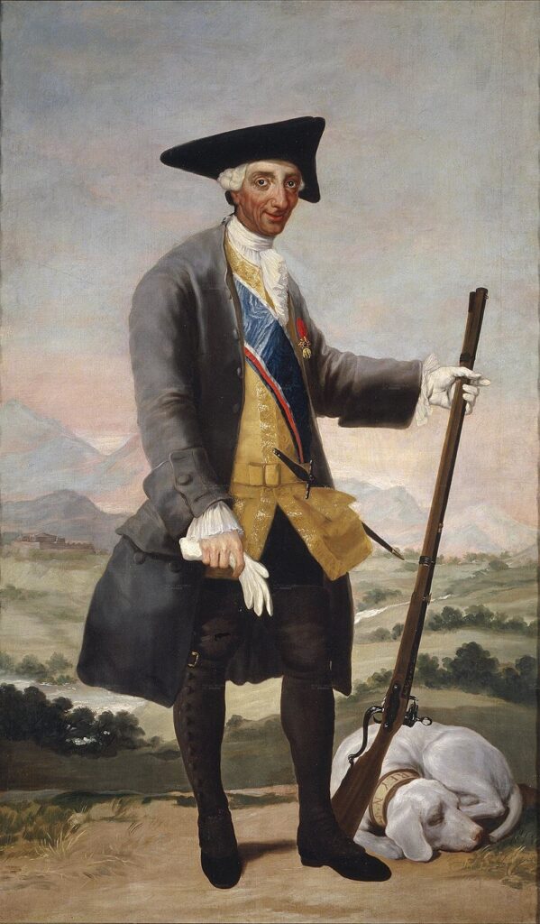 Carlos III retratado por Goya
